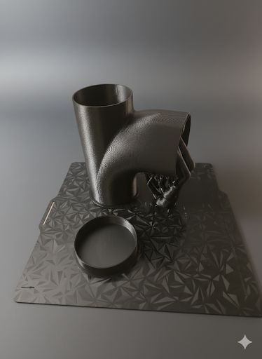 3D-printet rørdel