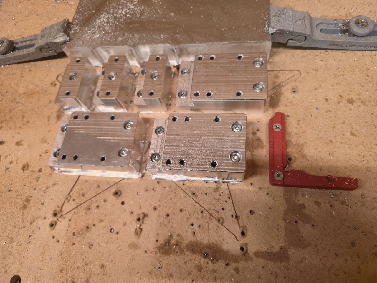 CNC-freste aluminiumsblokker